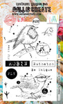 AALL & Create #690 - A6 CLEAR STAMP SET - ROBIN & NUTHATCH