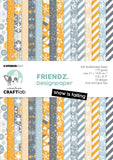 Studio Light Friendz Paper Pad 8.25"X5.83" Nr. 122, Snow Is Falling