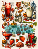 Le Chaos Créatif- album collage- Élixirs d’enfer et Mixologie macabre