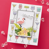 Spellbinders Etched Dies From Happy Hour TROPICAL FLAIR