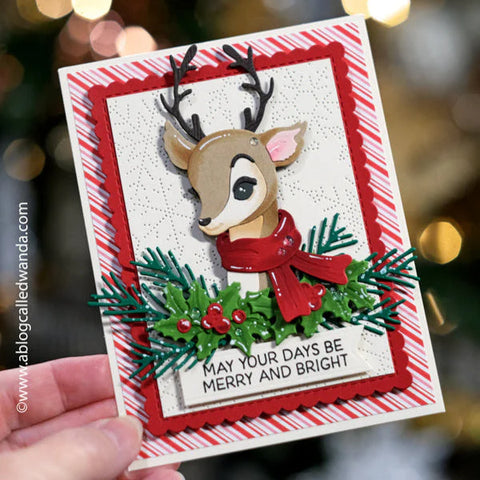 Honey Bee Stamps - Lovely Layers: Vintage Reindeer - Honey Cuts