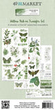 49 and Market Color Swatch: Willow Rub-On Transfer Set