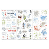 49 and Market   Summer Porch Rub-on Transfer Set