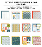 Echo Park Double-Sided Paper Pad 6"X6" Little Things Mean A Lot