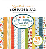 Echo Park Double-Sided Paper Pad 6"X6" Little Things Mean A Lot