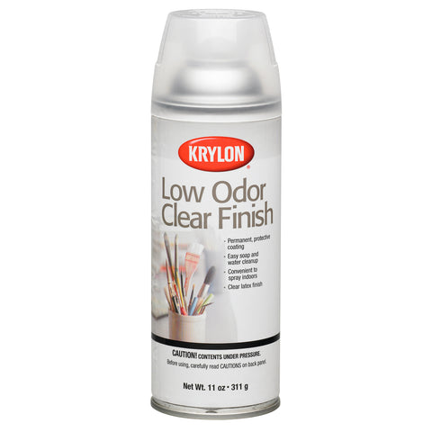 Krylon Low Odor Clear Finish Spray 11oz