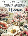Maremi's Small Art Collage Pages for Art Journaling - Flowers vol 1