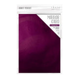 Craft Perfect - Mirror Card - High Gloss - Midnight Plum - A4 (5/PK)