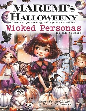 Maremi's Small Art  Halloweeny for art journaling, collage and cardmaking WICKED PERSONAS