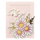 Spellbinders 3D Embossing Folder By Yana Smakula Molded Frame, Yana's Daisies