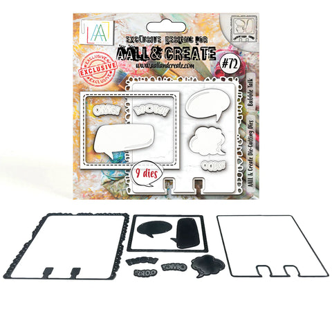 AALL and Create - Die-Cutting Die Set 72 - Bubble Talk