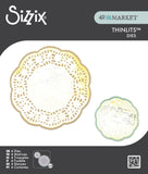 Sizzix Thinlits Die Set By 49 & Market 4/Pkg Doily Duo