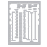 Sizzix Thinlits Die Set By 49 & Market 16/Pkg Snap And Swap