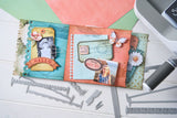 Sizzix Thinlits Die Set By 49 & Market 16/Pkg Snap And Swap