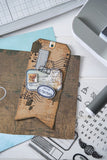 Sizzix Clear Stamp With Framlits Die By 49 & Market 62/Pk Globetrotter's Mark