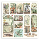 Stamperia Single-Sided Paper Pad 12"X12" 22/Pkg Herbarium Silvae