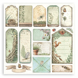 Stamperia Single-Sided Paper Pad 12"X12" 22/Pkg Herbarium Silvae