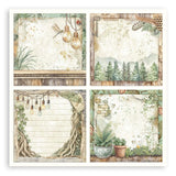 Stamperia Single-Sided Paper Pad 12"X12" 22/Pkg Herbarium Silvae