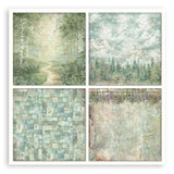 Stamperia Single-Sided Paper Pad 12"X12" 22/Pkg Herbarium Silvae