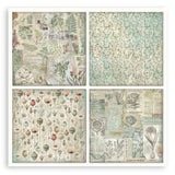 Stamperia Single-Sided Paper Pad 12"X12" 22/Pkg Herbarium Silvae