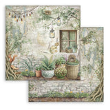 Stamperia Scrapbooking Pad 12"x12" 10/Pkg Herbarium Silvae