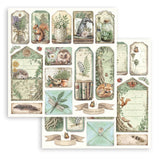 Stamperia Scrapbooking Pad 8"X8" 10/Pkg Herbarium Silvae