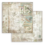 Stamperia Scrapbooking Pad 8"X8" 10/Pkg Herbarium Silvae