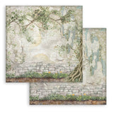 Stamperia Double-Sided Paper Pad 8"X8" 10/Pkg Herbarium Silvae