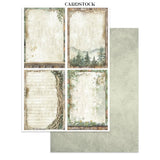 Stamperia Junk Journal Stickers, Cut-outs And Backgrounds Herbarium Silvae