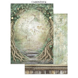 Stamperia Junk Journal Stickers, Cut-outs And Backgrounds Herbarium Silvae