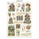 Stamperia Junk Journal Stickers, Cut-outs And Backgrounds Herbarium Silvae