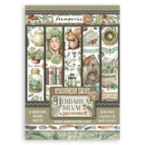 Stamperia A5 Washi Pad 8/Pkg Herbarium Silvae