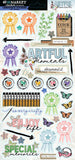 49 And Market Cardstock Stickers Artful Moments