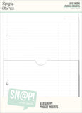 Simple Stories SN@P! Pocket Inserts 6"X8"