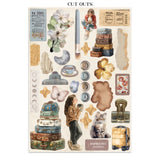 Stamperia Junk Journal Stickers, Cut-Outs & Backgrounds Secret Diary