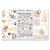 49 and Market Blendable Rub-On Transfer Set 6"X12"- Glimmer and Glee