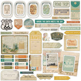49 and Market Chipboard Set Travel Diaries