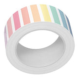 Lawn Fawn Fundamentals Washi Tape Vertical Pastel Rainbow Stripes