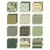 Idea-ology Double- Sided Cardstock 12"X12" 12/Pkg Palette Collection: Green