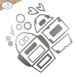 Elizabeth Craft Metal Die Grunge envelope