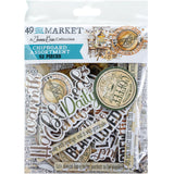49 And Market Chipboard Assortment Country Heart Cafe