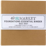 49 And Market Foundations Essential Binder Basic- Kraft