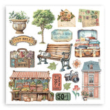 Stamperia Assortment Rub-Ons 6"X6" 6/Pkg Art of Traveling