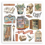 Stamperia Assortment Rub-Ons 6"X6" 6/Pkg Art of Traveling