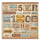 Stamperia Scrapbooking Pad 10 sheets cm 30,5x30,5 (12"x12") - A new Beginning