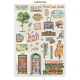 Stamperia Junk Journal Stickers, Cut-Outs & Backgrounds Art of Travelling