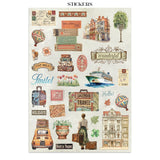 Stamperia Junk Journal Stickers, Cut-Outs & Backgrounds Art of Travelling