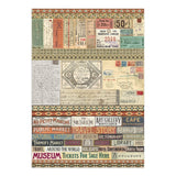 Stamperia Junk Journal Stickers, Cut-Outs & Backgrounds Art of Travelling