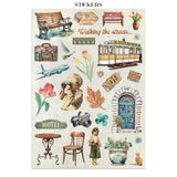 Stamperia Junk Journal Stickers, Cut-Outs & Backgrounds Art of Travelling