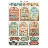 Stamperia Junk Journal Stickers, Cut-Outs & Backgrounds Art of Travelling